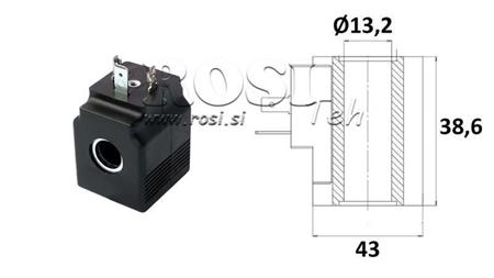ELEKTROMAGNETINIS RITĖ 24V DC - SAE08 - fi 13.2mm-38.6mm 22W