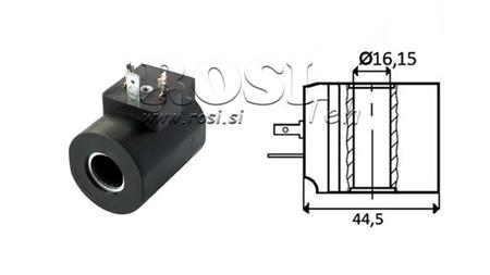 BOBINA ELETTROMAGNETICA 24V DC - CB10 - fi 16.15mm-50.2mm 26W