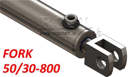 HYDRAULISK CYLINDER GAFFEL 50/30-800
