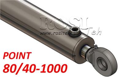 PUNTO CILINDRO IDRAULICO 80/40-1000