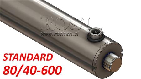 HIDRAULINIS CILINDRAS STANDARDAS 80/40-600