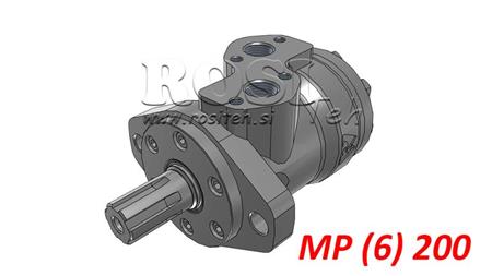 HYDRAULISK MOTOR MP 200 CC - 6 TENNER