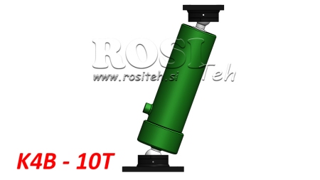 TELESKOPISK CYLINDER 4 EXTENSIONER  1050MM K4B-10T