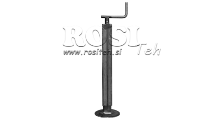 GESCHROEFD ONDERSTEUNING VOET (HOOGTE 630MM - SLAG 255MM) - 300KG