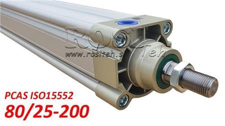 PNEUMATIKZYLINDER PCAS 80/25-200 BE ISO15552