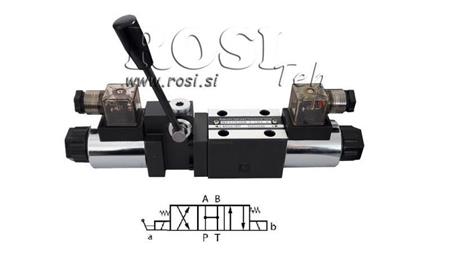 ZAWÓR HYDRAULICZNY RĘCZNY I ELEKTROMAGNETYCZNY CETOP 12/24/230V N3