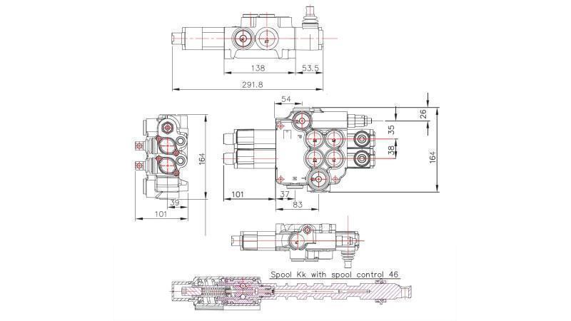 ZAWÓR HYDRAULICZNY 2XZ80 2AK31A31GKZ