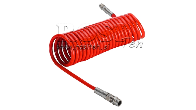 LUFTSCHLAUCH FÜR ANHÄNGERBREMSEN 12x9 16x1,5 - 22x1,5 - ROT