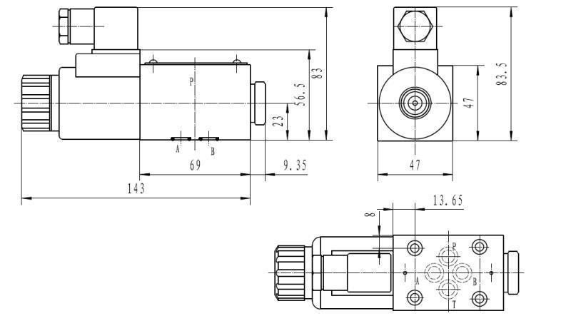DIMENSIONI COIL CETOP 3_1 51A