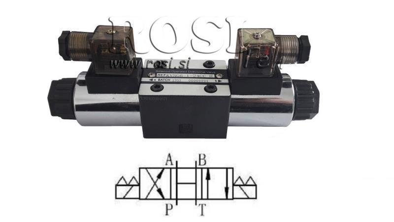 HIDRAULINIS ELEKTROMAGNETINIS VOŽTUVAS CETOP 3 12/24/230V N3