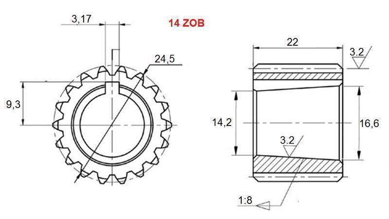 ROTOARE PTO GR.2 Z14