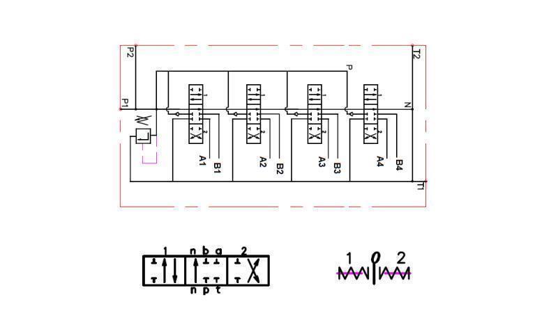 diagramma elettrico 4xP40
