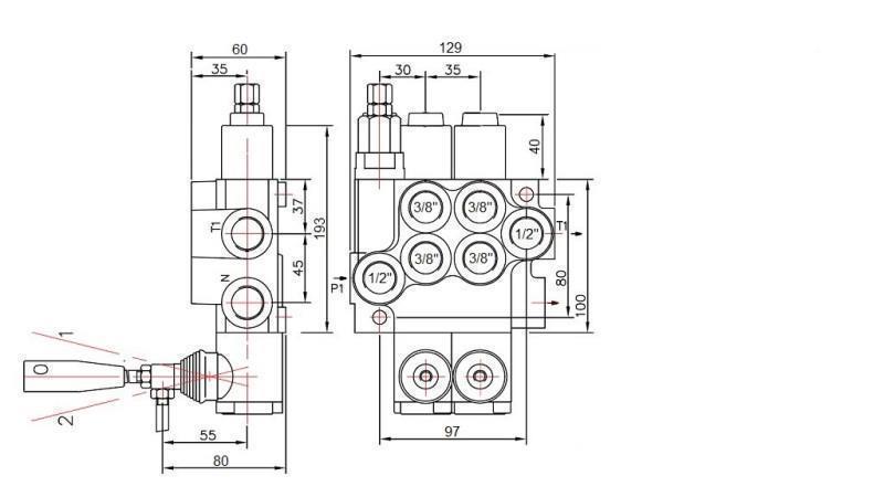 ZAWÓR HYDRAULICZNY 2xP40
