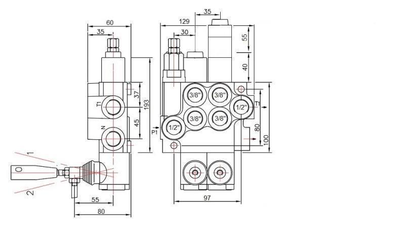 ZAWÓR HYDRAULICZNY 2xP40 PŁYWAJĄCY