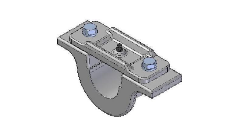 SOPORTE PARA CILINDRO TELESCÓPICO FI55-A