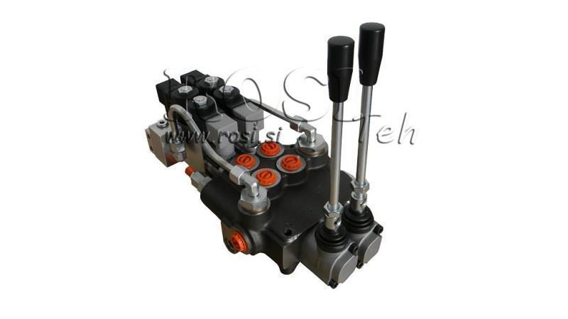 ZAWÓR HYDRAULICZNY 2xP80 - EO 12V